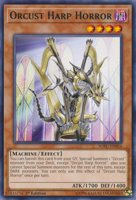 Orcust Harp Horror [SOFU-EN016] Rare | Jomio and Rueliete's Cards and Comics