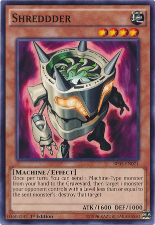 Shreddder [BP03-EN071] Common | Jomio and Rueliete's Cards and Comics