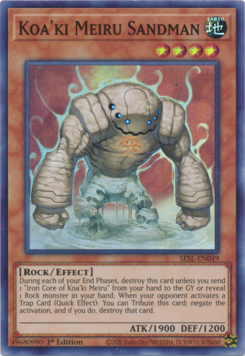Koa'ki Meiru Sandman [SESL-EN049] Super Rare | Jomio and Rueliete's Cards and Comics
