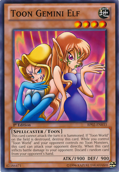 Toon Gemini Elf [BP02-EN033] Common | Jomio and Rueliete's Cards and Comics