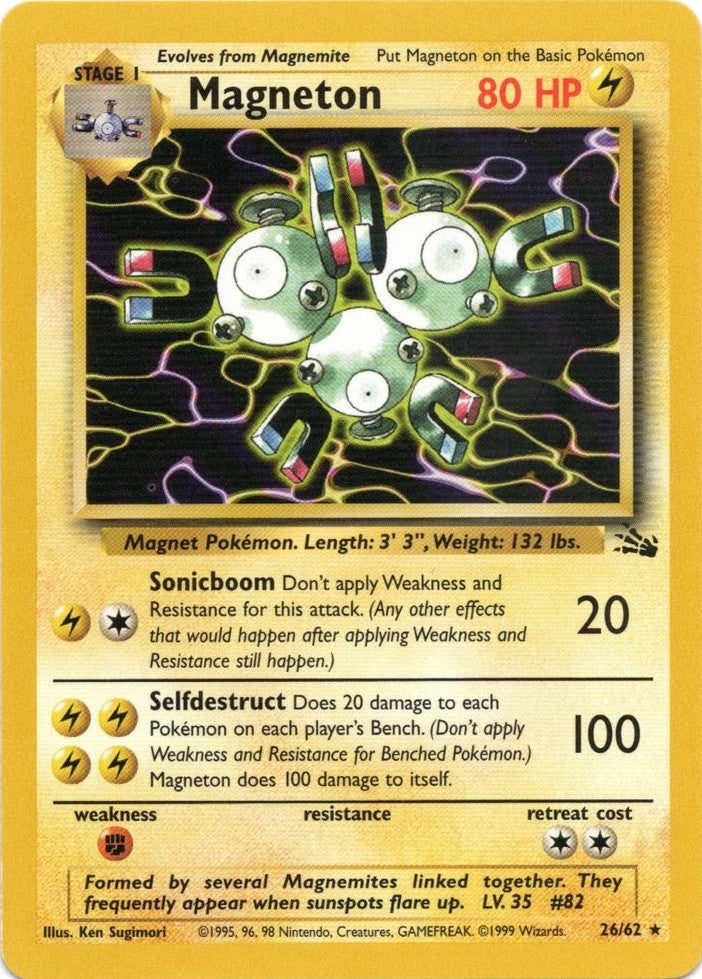 Magneton (26/62) [Fossil Unlimited] | Jomio and Rueliete's Cards and Comics