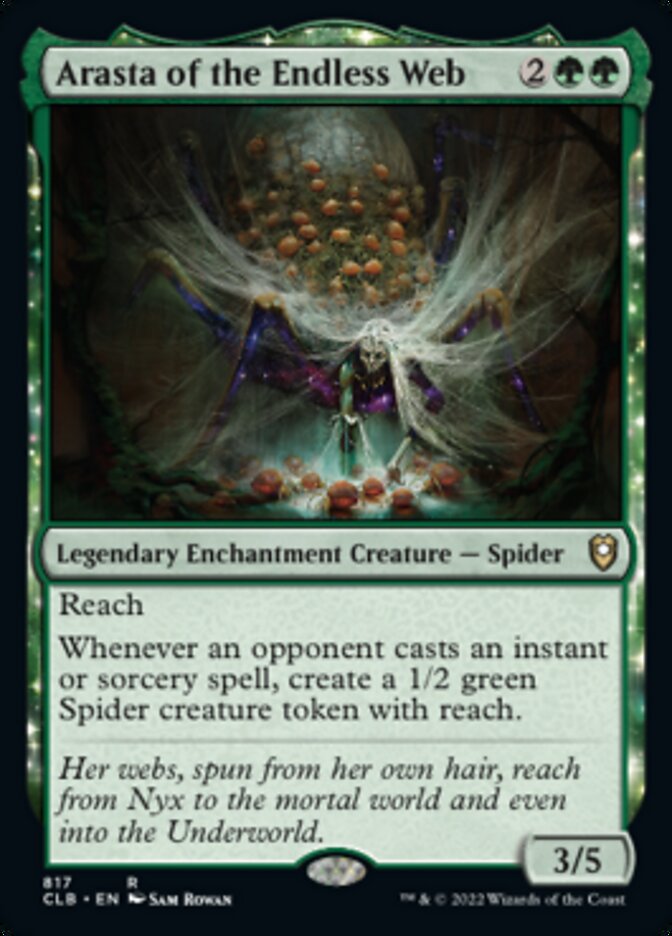 Arasta of the Endless Web [Commander Legends: Battle for Baldur's Gate] | Jomio and Rueliete's Cards and Comics