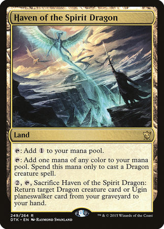 Haven of the Spirit Dragon [Dragons of Tarkir] | Jomio and Rueliete's Cards and Comics