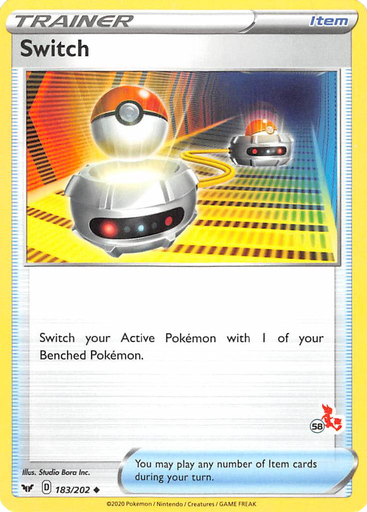 Switch (183/202) (Cinderace Stamp #58) [Battle Academy 2022] | Jomio and Rueliete's Cards and Comics