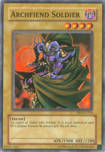 Archfiend Soldier [DR1-EN219] Common | Jomio and Rueliete's Cards and Comics