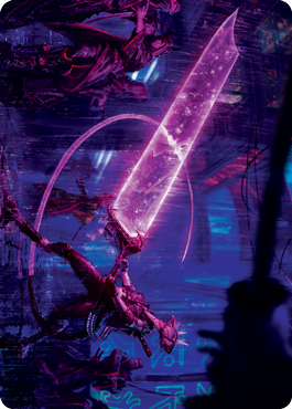 Enormous Energy Blade Art Card [Kamigawa: Neon Dynasty Art Series] | Jomio and Rueliete's Cards and Comics