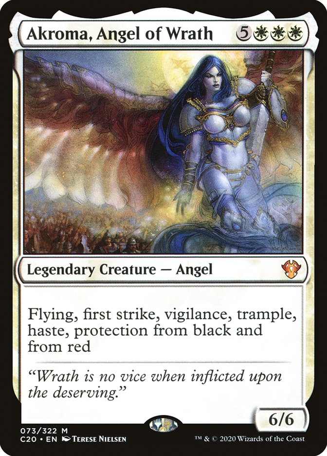 Akroma, Angel of Wrath [Commander 2020] | Jomio and Rueliete's Cards and Comics
