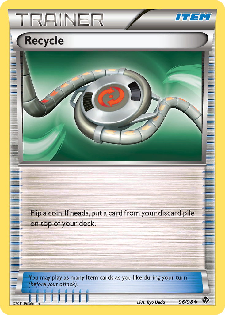 Recycle (96/98) [Black & White: Emerging Powers] | Jomio and Rueliete's Cards and Comics
