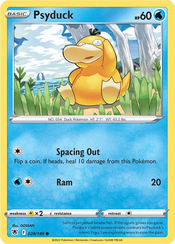 Psyduck (028/189) [Sword & Shield: Astral Radiance] | Jomio and Rueliete's Cards and Comics
