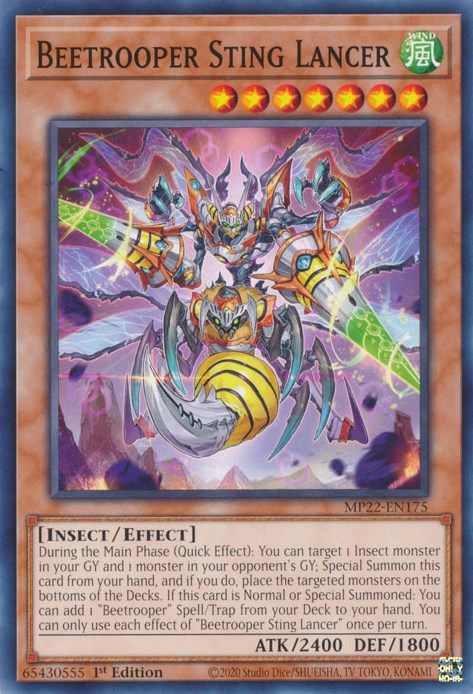 Beetrooper Sting Lancer [MP22-EN175] Common | Jomio and Rueliete's Cards and Comics