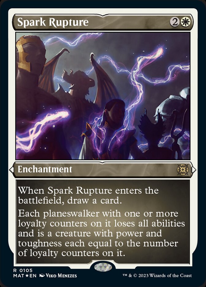Spark Rupture (Foil Etched) [March of the Machine: The Aftermath] | Jomio and Rueliete's Cards and Comics