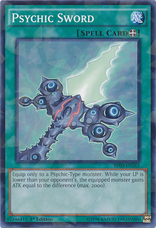 Psychic Sword (Shatterfoil) [BP03-EN163] Common | Jomio and Rueliete's Cards and Comics