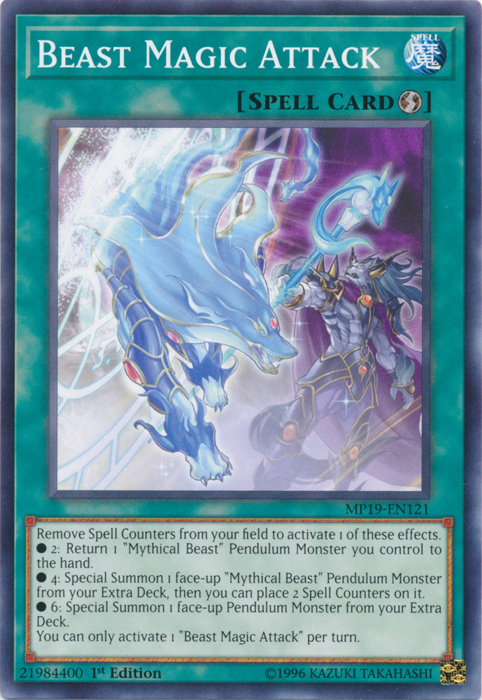Beast Magic Attack [MP19-EN121] Common | Jomio and Rueliete's Cards and Comics