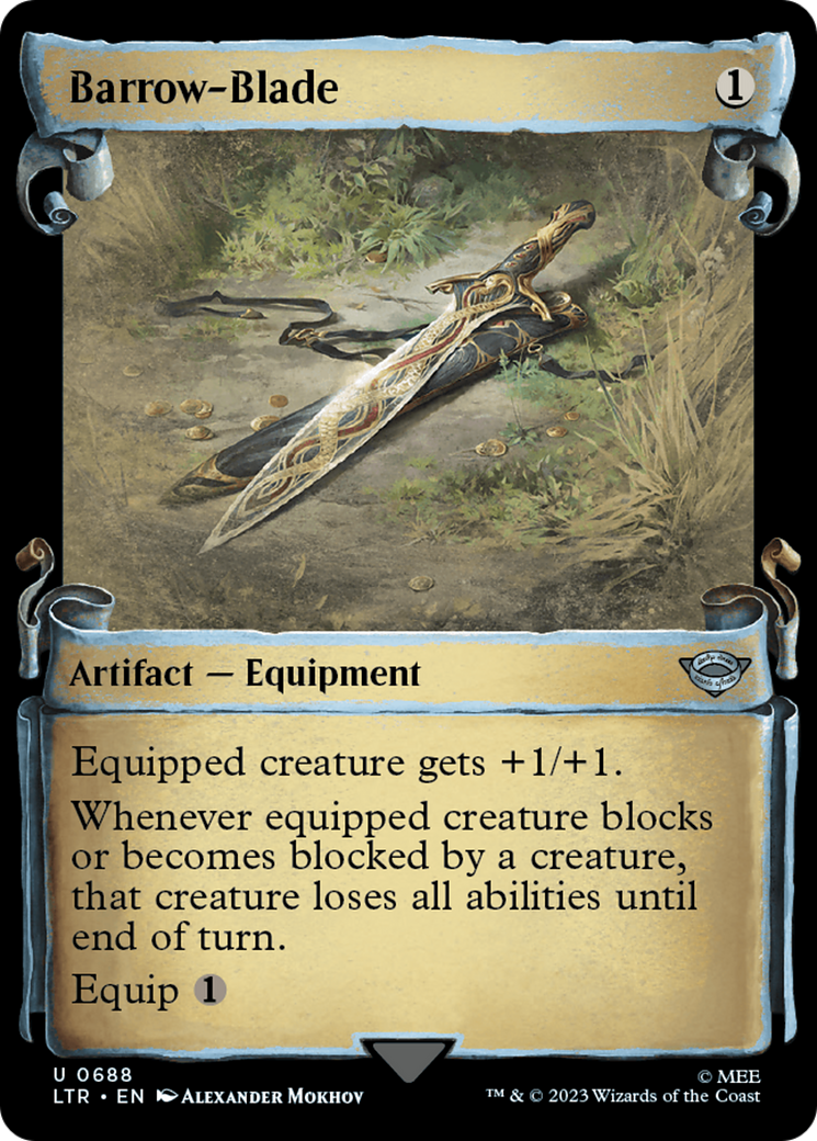 Barrow-Blade [The Lord of the Rings: Tales of Middle-Earth Showcase Scrolls] | Jomio and Rueliete's Cards and Comics