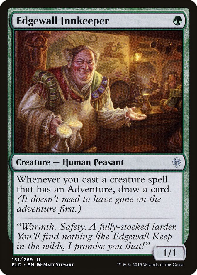Edgewall Innkeeper [Throne of Eldraine] | Jomio and Rueliete's Cards and Comics