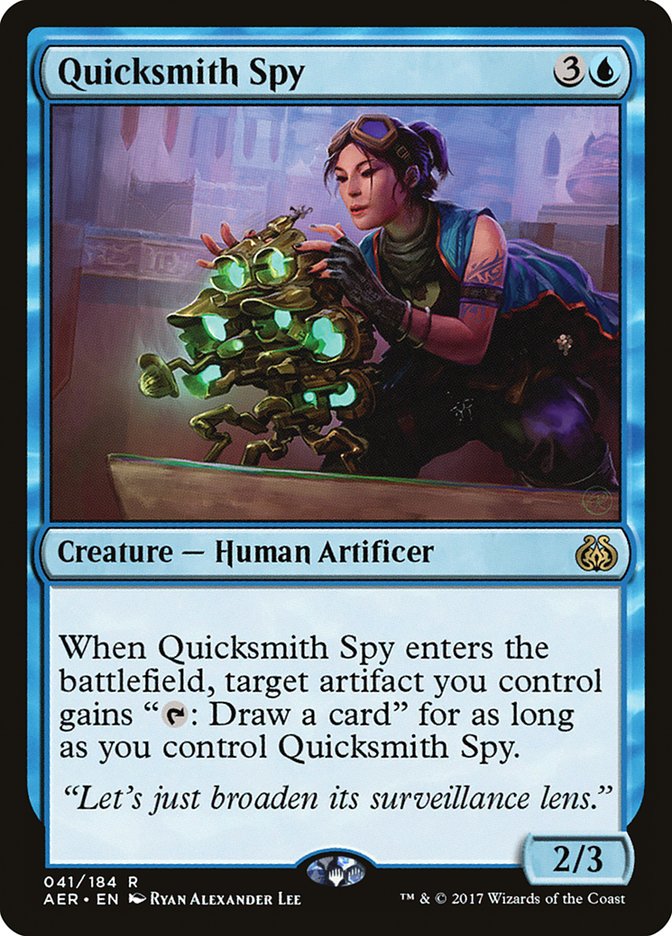 Quicksmith Spy [Aether Revolt] | Jomio and Rueliete's Cards and Comics