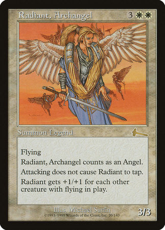 Radiant, Archangel [Urza's Legacy] | Jomio and Rueliete's Cards and Comics