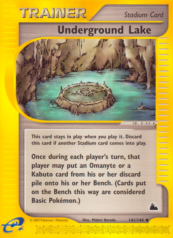 Underground Lake (141/144) [Skyridge] | Jomio and Rueliete's Cards and Comics