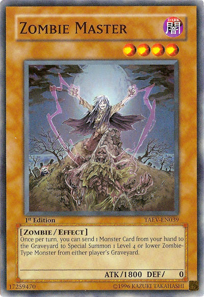 Zombie Master [TAEV-EN039] Super Rare | Jomio and Rueliete's Cards and Comics