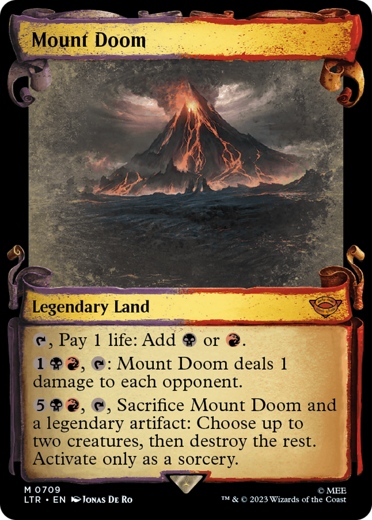 Mount Doom [The Lord of the Rings: Tales of Middle-Earth Showcase Scrolls] | Jomio and Rueliete's Cards and Comics