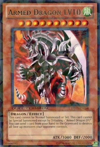 Armed Dragon LV10 [DT05-EN058] Rare | Jomio and Rueliete's Cards and Comics