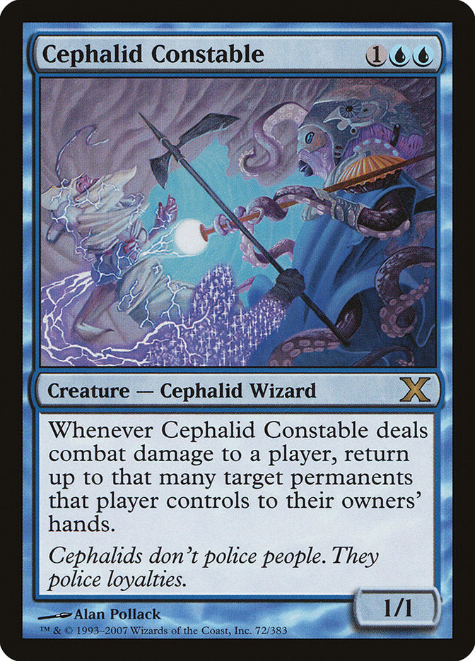 Cephalid Constable [Tenth Edition] | Jomio and Rueliete's Cards and Comics