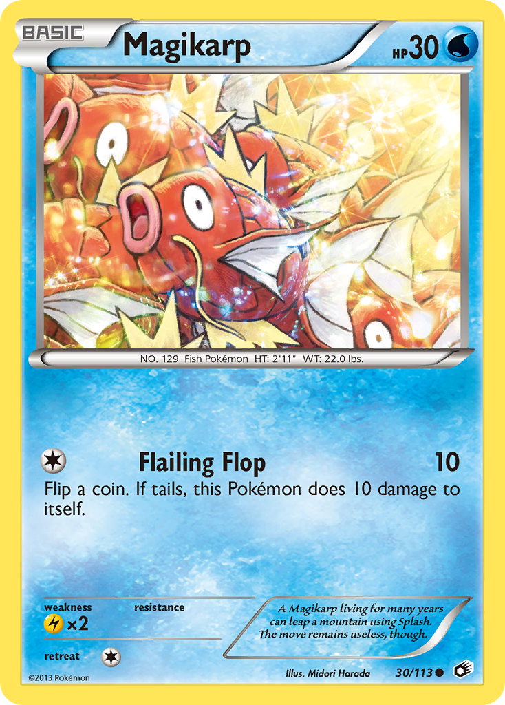 Magikarp (30/113) [Black & White: Legendary Treasures] | Jomio and Rueliete's Cards and Comics
