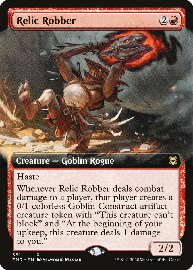 Relic Robber (Extended Art) [Zendikar Rising] | Jomio and Rueliete's Cards and Comics