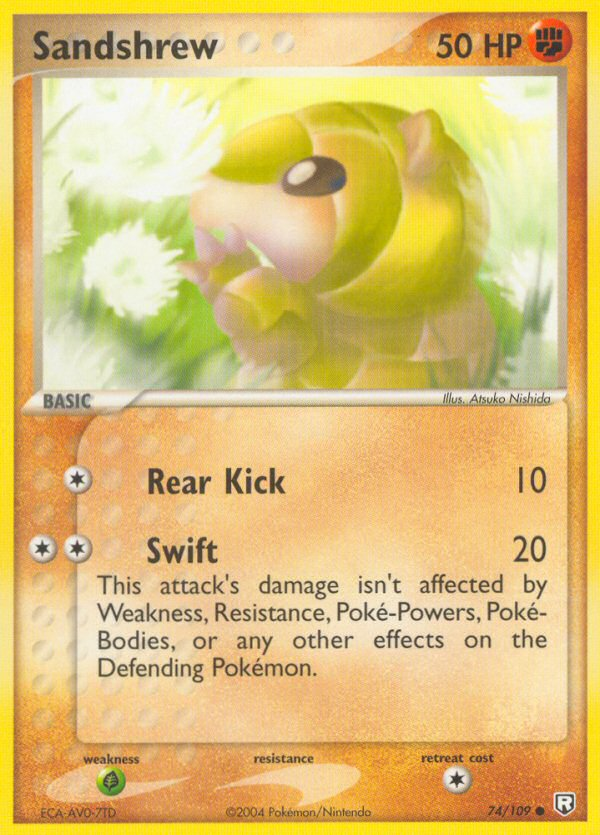 Sandshrew (74/109) [EX: Team Rocket Returns] | Jomio and Rueliete's Cards and Comics