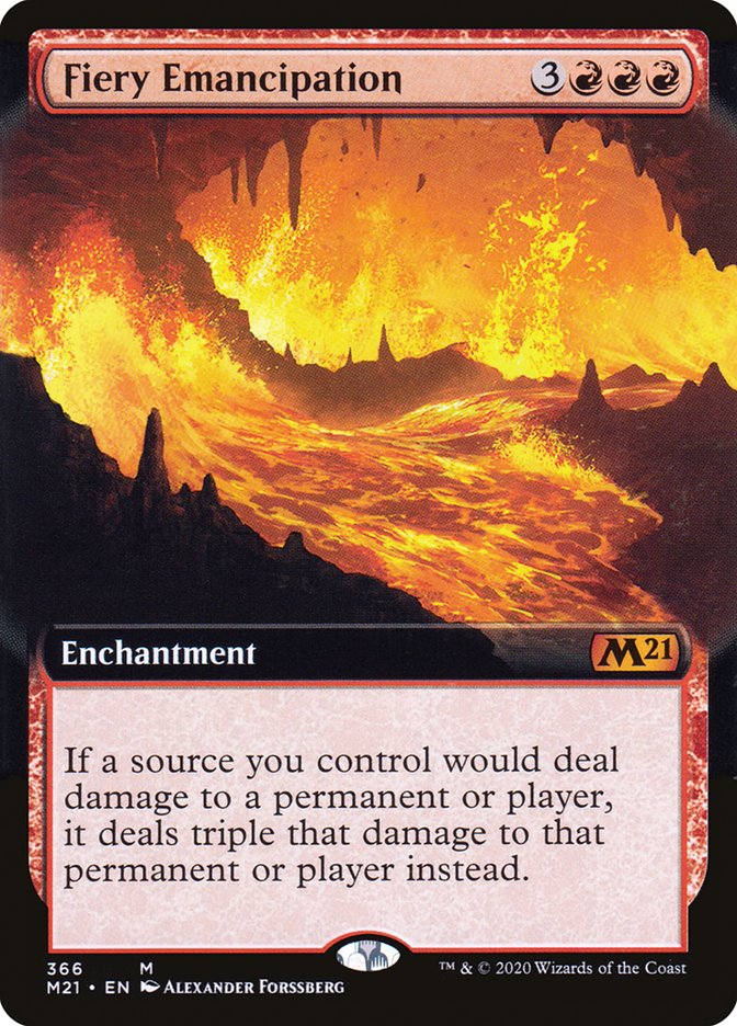 Fiery Emancipation (Extended Art) [Core Set 2021] | Jomio and Rueliete's Cards and Comics