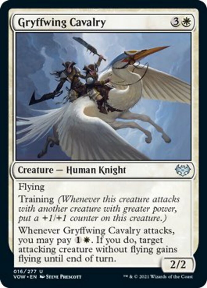 Gryffwing Cavalry [Innistrad: Crimson Vow] | Jomio and Rueliete's Cards and Comics