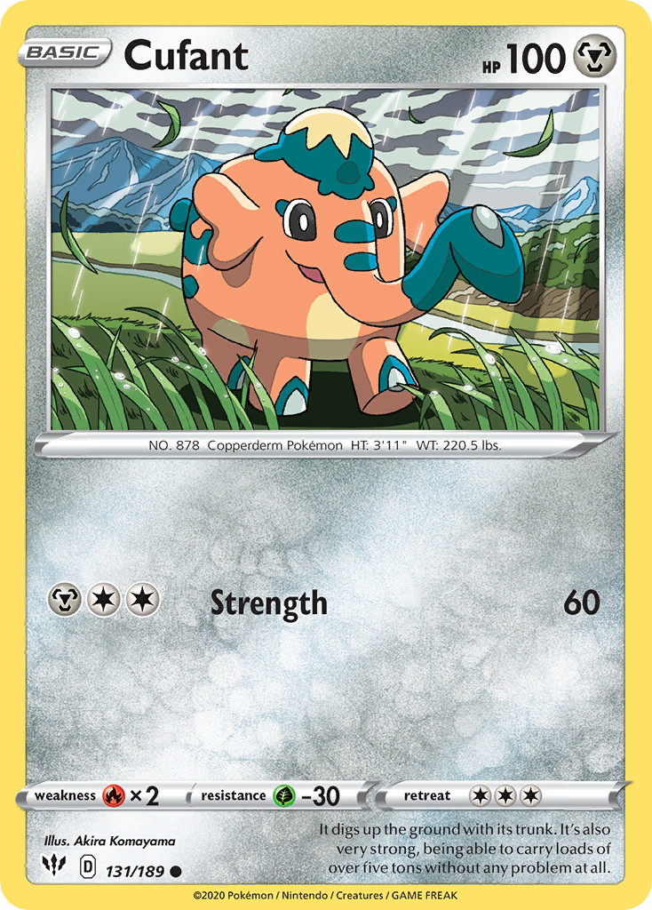 Cufant (131/189) [Sword & Shield: Darkness Ablaze] | Jomio and Rueliete's Cards and Comics