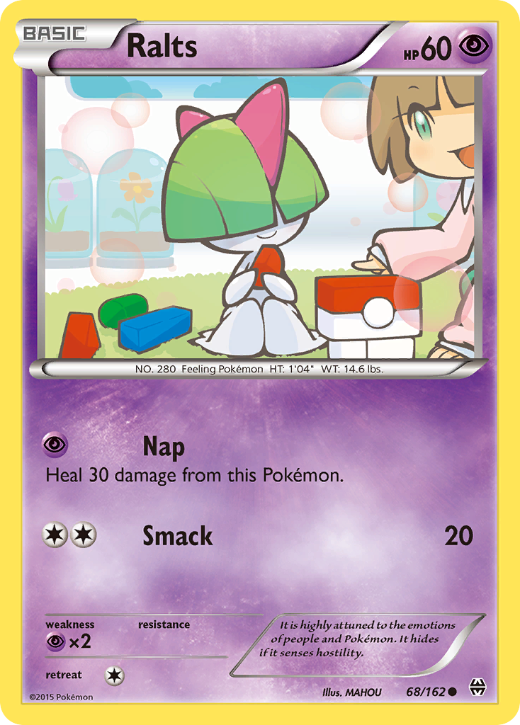 Ralts (68/162) [XY: BREAKthrough] | Jomio and Rueliete's Cards and Comics