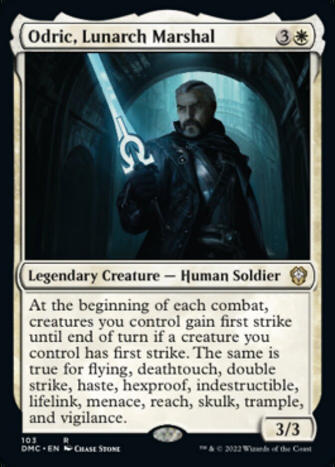 Odric, Lunarch Marshal [Dominaria United Commander] | Jomio and Rueliete's Cards and Comics