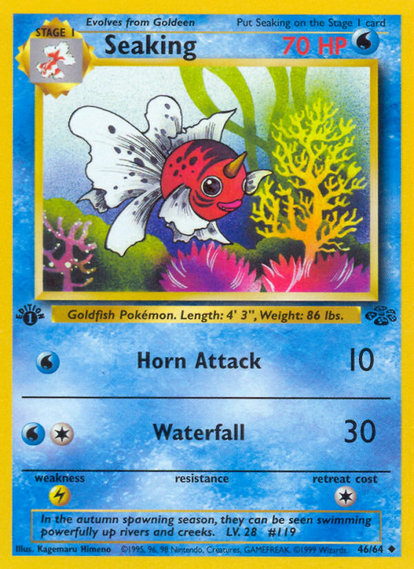 Seaking (46/64) [Jungle 1st Edition] | Jomio and Rueliete's Cards and Comics