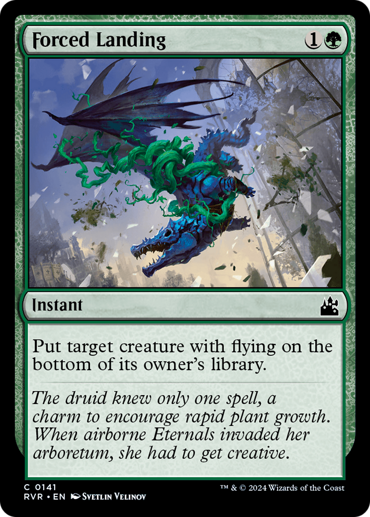 Forced Landing [Ravnica Remastered] | Jomio and Rueliete's Cards and Comics