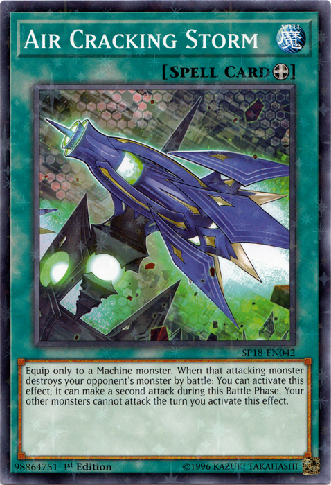 Air Cracking Storm (Starfoil) [SP18-EN042] Starfoil Rare | Jomio and Rueliete's Cards and Comics