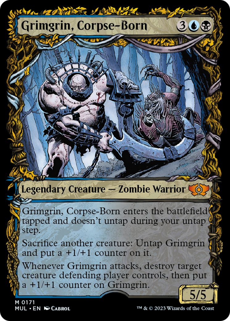 Grimgrin, Corpse-Born (Halo Foil) [Multiverse Legends] | Jomio and Rueliete's Cards and Comics