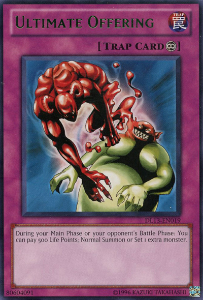 Ultimate Offering (Green) [DL13-EN019] Rare | Jomio and Rueliete's Cards and Comics