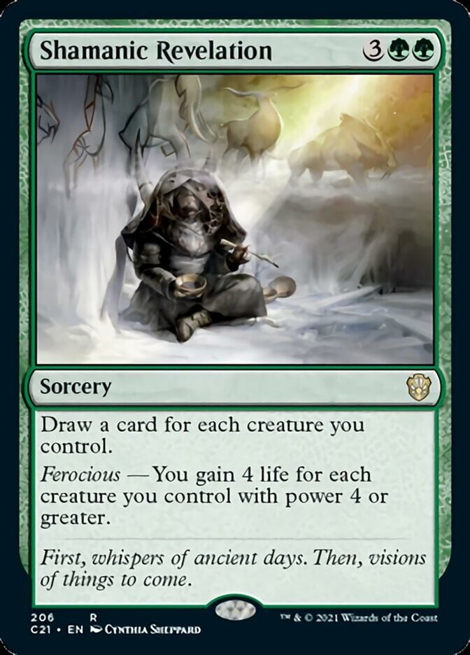 Shamanic Revelation [Commander 2021] | Jomio and Rueliete's Cards and Comics