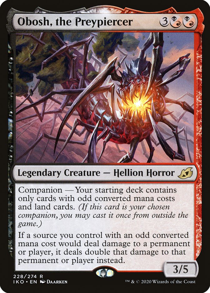 Obosh, the Preypiercer [Ikoria: Lair of Behemoths] | Jomio and Rueliete's Cards and Comics