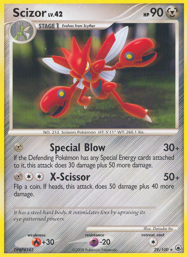 Scizor (29/100) [Diamond & Pearl: Majestic Dawn] | Jomio and Rueliete's Cards and Comics