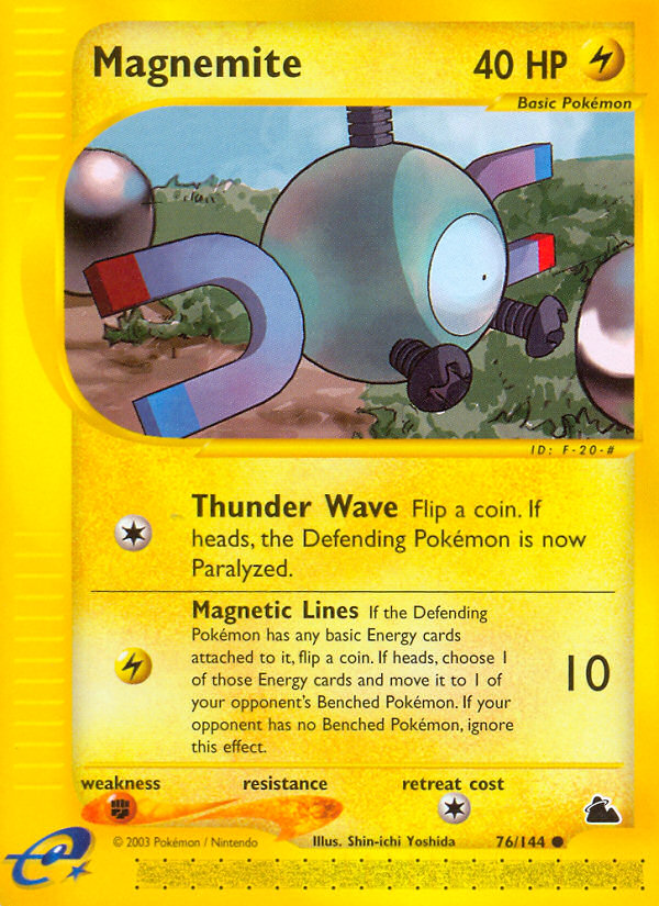 Magnemite (76/144) [Skyridge] | Jomio and Rueliete's Cards and Comics