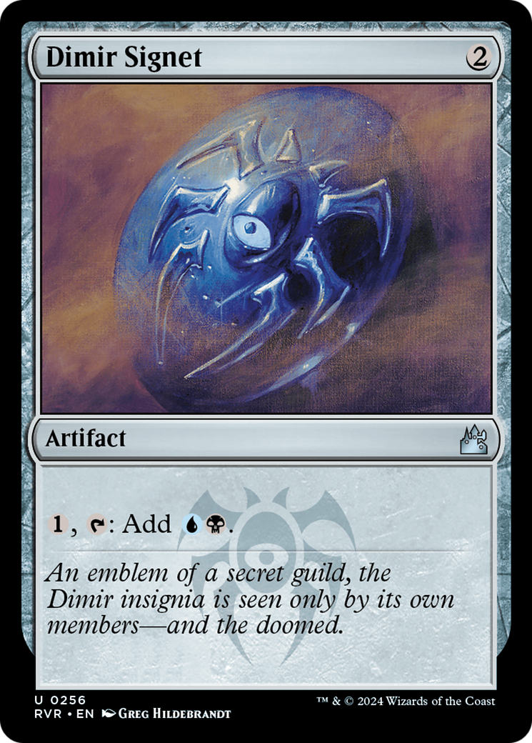 Dimir Signet [Ravnica Remastered] | Jomio and Rueliete's Cards and Comics