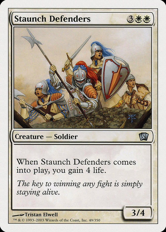 Staunch Defenders [Eighth Edition] | Jomio and Rueliete's Cards and Comics