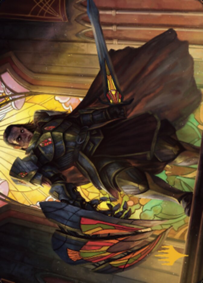 Benalish Sleeper Art Card (Gold-Stamped Signature) [Dominaria United Art Series] | Jomio and Rueliete's Cards and Comics