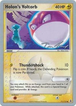 Holon's Voltorb (71/113) (Legendary Ascent - Tom Roos) [World Championships 2007] | Jomio and Rueliete's Cards and Comics