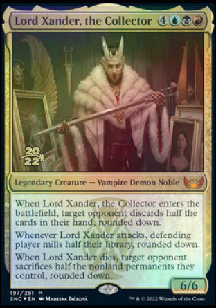 Lord Xander, the Collector [Streets of New Capenna Prerelease Promos] | Jomio and Rueliete's Cards and Comics