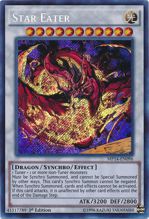 Star Eater [MP14-EN096] Secret Rare | Jomio and Rueliete's Cards and Comics