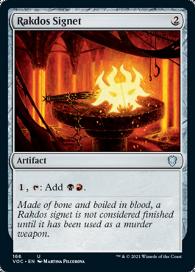 Rakdos Signet [Innistrad: Crimson Vow Commander] | Jomio and Rueliete's Cards and Comics